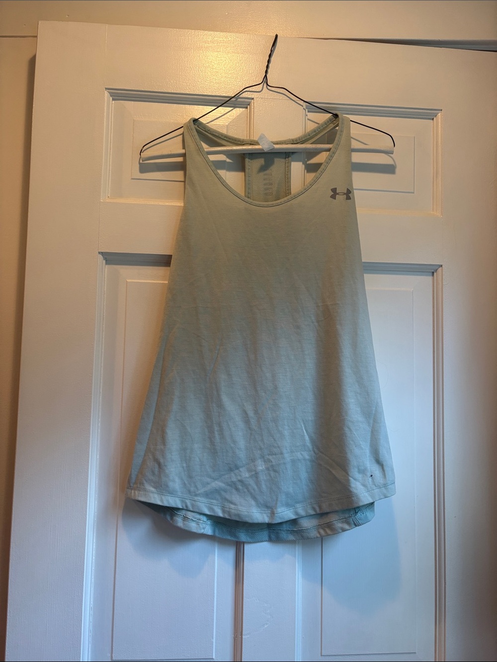Under Armour Pale Green Women's Racerback Tank Top